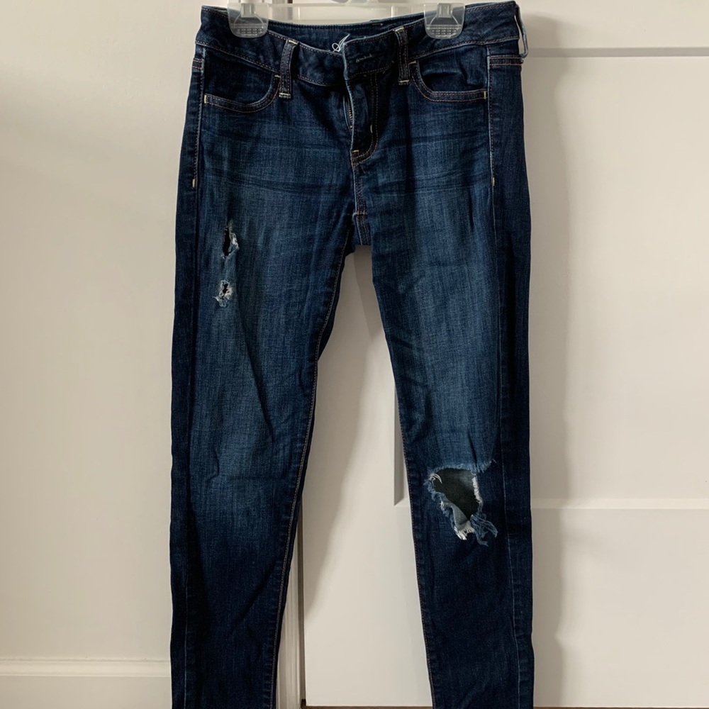 American Eagle ripped skinny jeggings